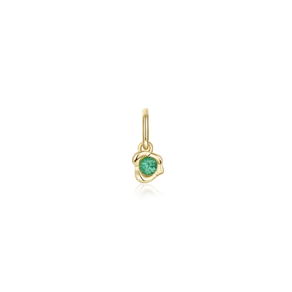 Marrow Fine Birthstone Collection | Graduation Gifts^Abstract Bezel Gemstone Charm