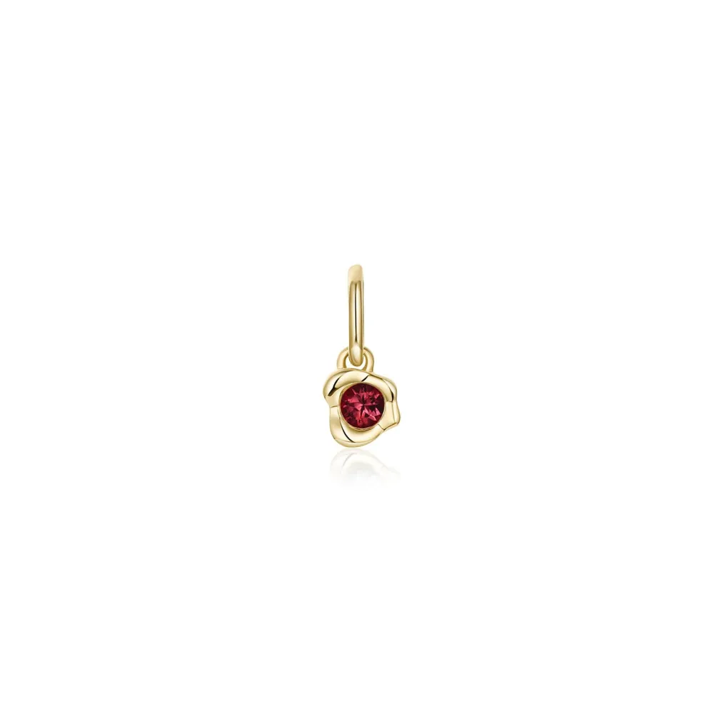 Marrow Fine Birthstone Collection | Graduation Gifts^Abstract Bezel Gemstone Charm