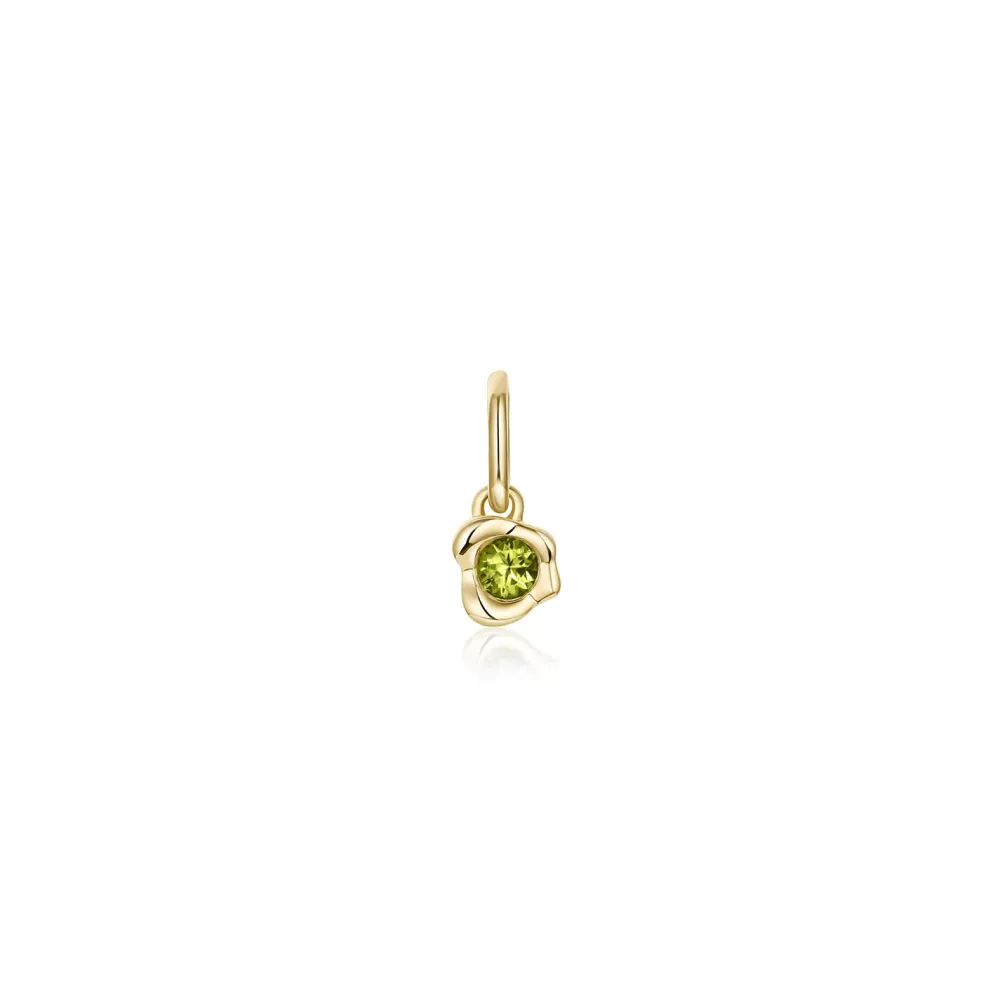Marrow Fine Birthstone Collection | Graduation Gifts^Abstract Bezel Gemstone Charm