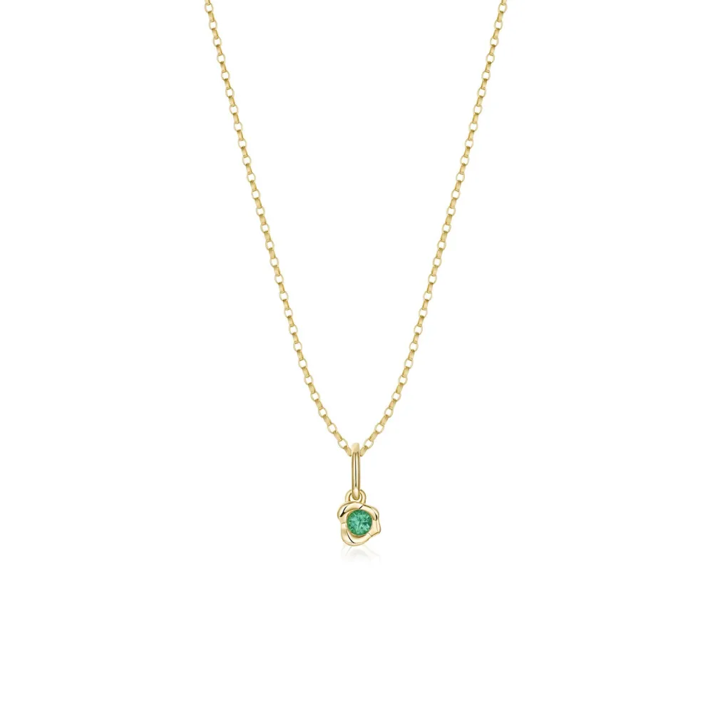 Marrow Fine Birthstone Collection | Graduation Gifts^Abstract Bezel Gemstone Charm