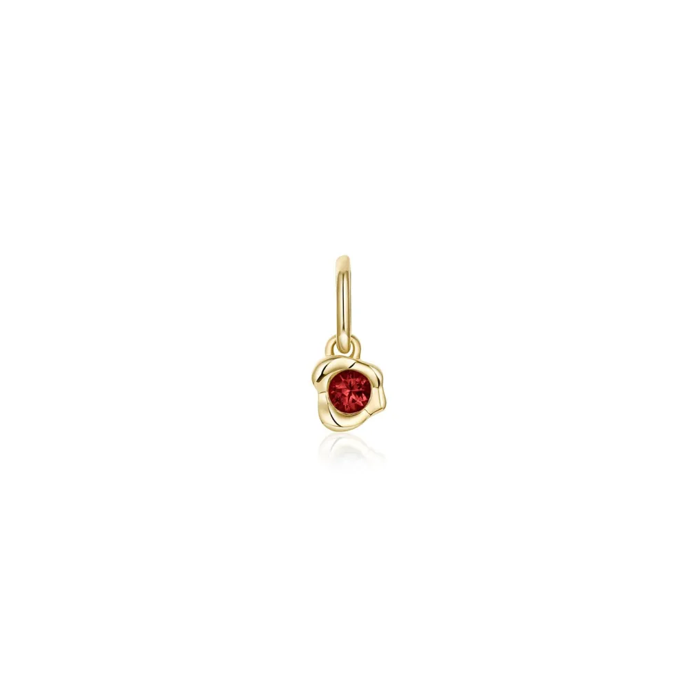 Marrow Fine Birthstone Collection | Graduation Gifts^Abstract Bezel Gemstone Charm
