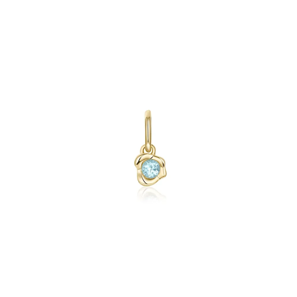 Marrow Fine Birthstone Collection | Graduation Gifts^Abstract Bezel Gemstone Charm