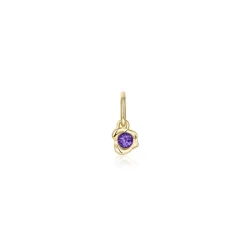 Marrow Fine Birthstone Collection | Graduation Gifts^Abstract Bezel Gemstone Charm