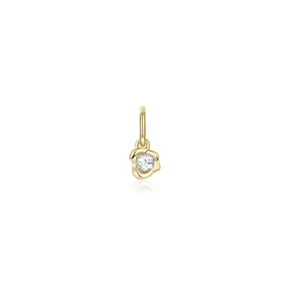 Marrow Fine Birthstone Collection | Graduation Gifts^Abstract Bezel Gemstone Charm