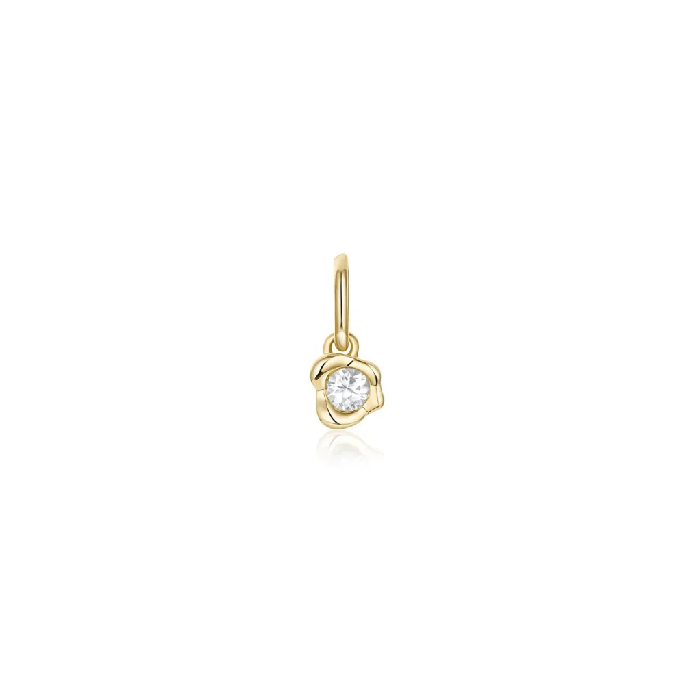 Marrow Fine Birthstone Collection | Graduation Gifts^Abstract Bezel Gemstone Charm