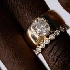 Marrow Fine Eternity Bands | Wedding Bands^Annie Diamond Bezel Band