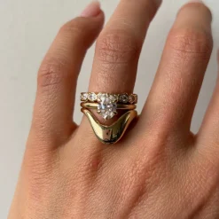 Marrow Fine Anniversary Gifts | Wedding Bands^Asymmetrical Sculpted Band