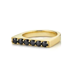 Marrow Fine Wedding Bands | Rings^Black Diamond Edge Ring