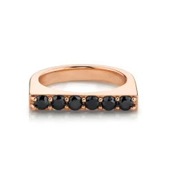 Marrow Fine Wedding Bands | Rings^Black Diamond Edge Ring