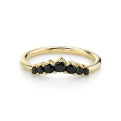 Marrow Fine Wedding Bands | Rings^Black Diamond Seven Stars Nesting Ring