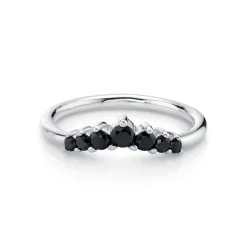 Marrow Fine Wedding Bands | Rings^Black Diamond Seven Stars Nesting Ring