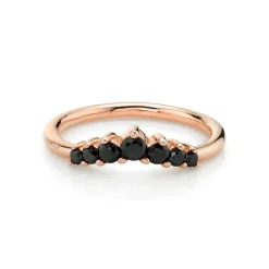 Marrow Fine Wedding Bands | Rings^Black Diamond Seven Stars Nesting Ring