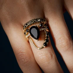 Marrow Fine Rings^Black Onyx Ring | Sweet Melissa