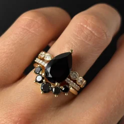 Marrow Fine Rings^Black Onyx Ring | Sweet Melissa