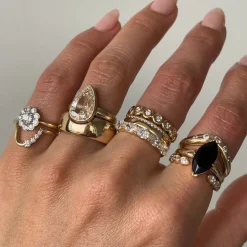 Marrow Fine Rings^Black Onyx Ring | Sweet Melissa