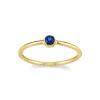Marrow Fine For The Bride-to-be | Under^Blue Sapphire Sweet Pea Stacking Ring