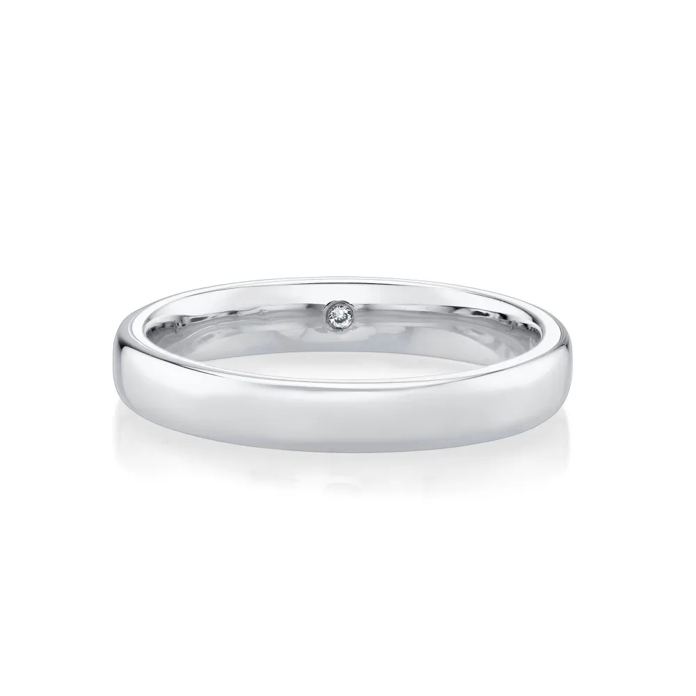 Marrow Fine Wedding Bands | Rings^Classic Men's Wedding Band | Comfortable Bands for Grooms