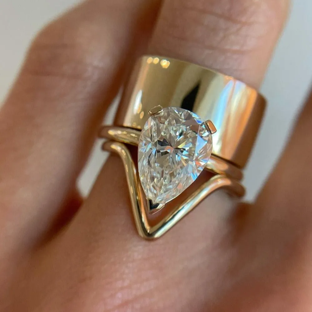 Marrow Fine Wedding Bands | Rings^Classic Simple Everyday Gold Ring | Everyday Cigar Band