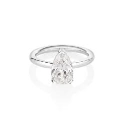 Marrow Fine One-of-a-kind Pieces | Ready To Ship^1.86ct Antique Pear Diamond Sloane Platinum