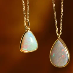 Marrow Fine Birthstone Collection | One-of-a-kind Pieces^3.65ct Australian Opal Necklace 14kyellowgold