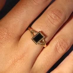Marrow Fine Ready To Ship | Ready To Ship^1.92ct Black Diamond Colette Ring 14kyellowgold