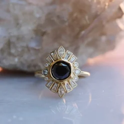 Marrow Fine Ready To Ship | Ready To Ship^2.26ct Black Diamond Stella Ring 14kyellowgold