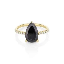 Marrow Fine Ready To Ship | Ready To Ship^2.88ct Black Diamond Sweet Melissa 14kyellowgold