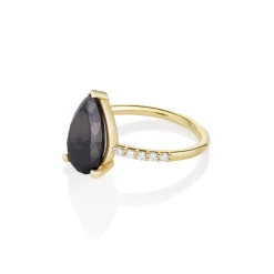 Marrow Fine Ready To Ship | Ready To Ship^2.88ct Black Diamond Sweet Melissa 14kyellowgold