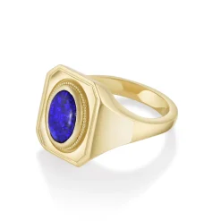 Marrow Fine Ready To Ship | Ready To Ship^1.53ct Black Opal Signet Ring 14kyellowgold