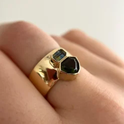 Marrow Fine Ready To Ship | Ready To Ship^1.03ct Chrome Tourmaline Relic Ring 14kyellowgold