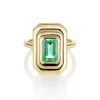 Marrow Fine Ready To Ship | Ready To Ship^1.48ct Colombian Emerald In-Orbit Ring 14kyellowgold