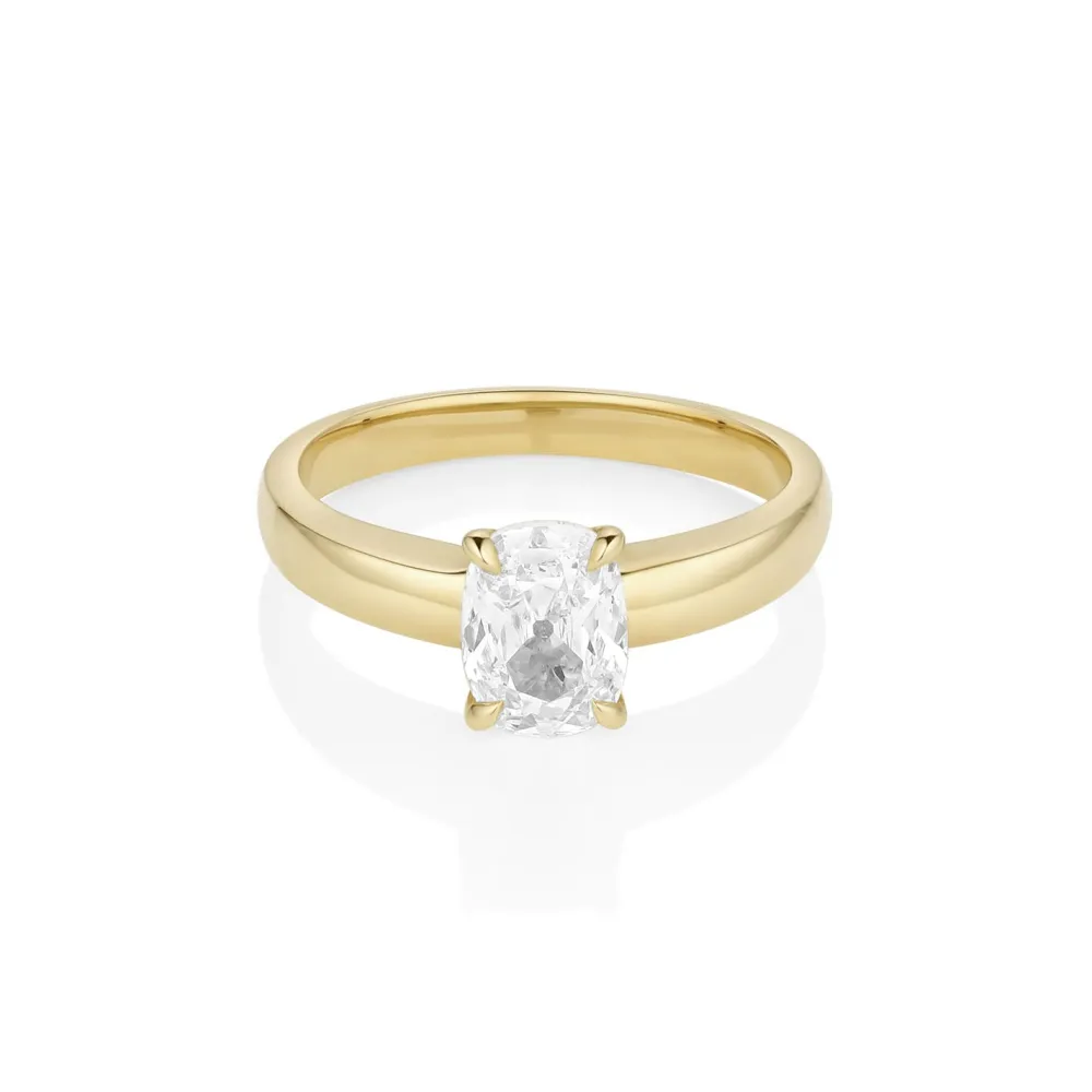 Marrow Fine Ready To Ship | Ready To Ship^1.00ct Cushion Cut Diamond 14kyellowgold