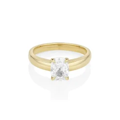 Marrow Fine Ready To Ship | Ready To Ship^0.75ct Cushion Cut Diamond 14kyellowgold