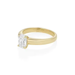 Marrow Fine Ready To Ship | Ready To Ship^0.75ct Cushion Cut Diamond 14kyellowgold