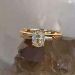 Marrow Fine Ready To Ship | Ready To Ship^0.75ct Cushion Cut Diamond 14kyellowgold