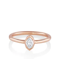 Marrow Fine Ready To Ship | Ready To Ship^.32ct Diamond Bezel Octagon Ring 14krosegold