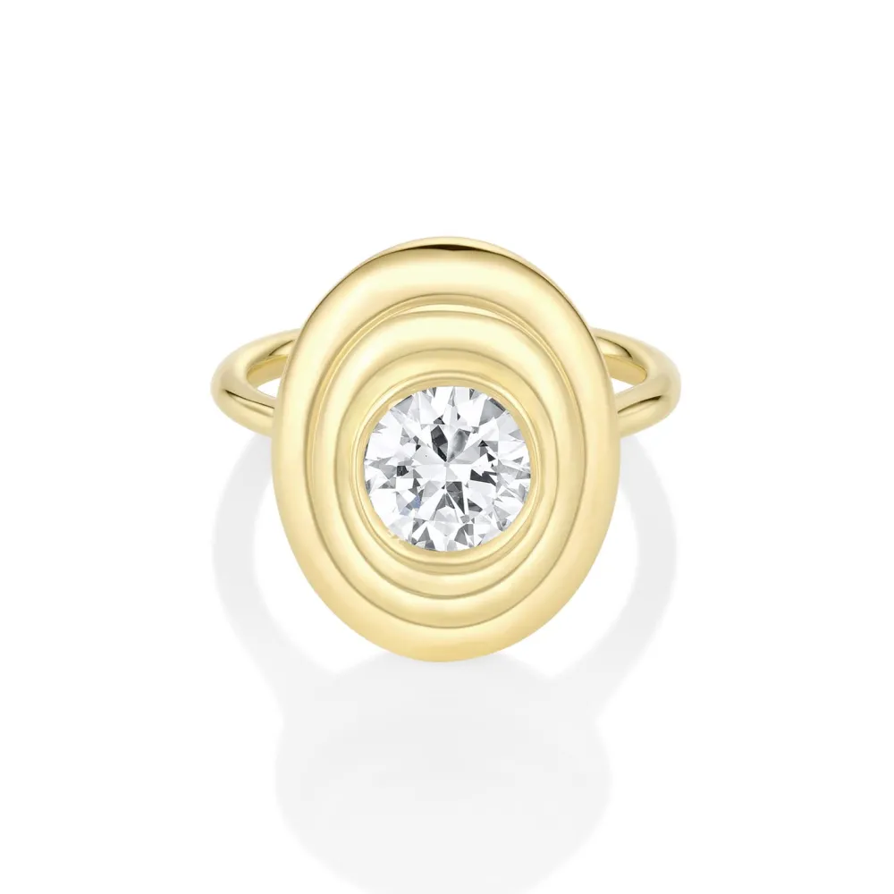 Marrow Fine Ready To Ship | Ready To Ship^1.26ct Diamond In-Orbit Ring 14kyellowgold