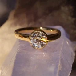 Marrow Fine Ready To Ship | Ready To Ship^1.30ct Diamond Tessa Ring 14kyellowgold