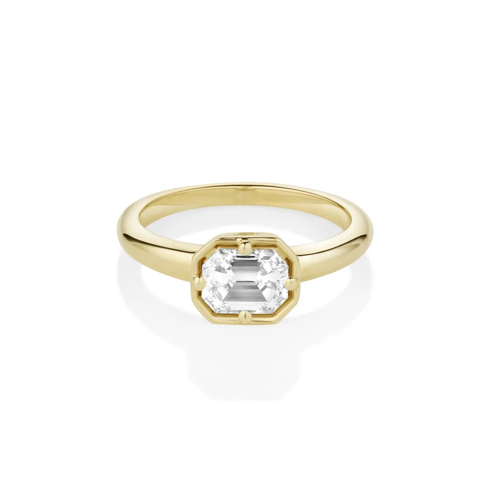 Marrow Fine Ready To Ship | Ready To Ship^1.01ct Emerald Cut Diamond Georgia 14kyellowgold