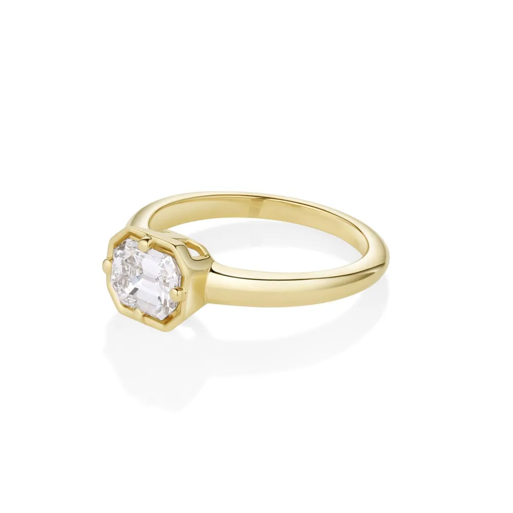 Marrow Fine Ready To Ship | Ready To Ship^1.01ct Emerald Cut Diamond Georgia 14kyellowgold