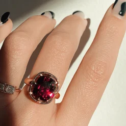 Marrow Fine Ready To Ship | Ready To Ship^7.56ct Garnet Georgia Ring 14krosegold