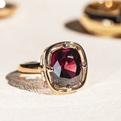 Marrow Fine Ready To Ship | Ready To Ship^7.56ct Garnet Georgia Ring 14krosegold