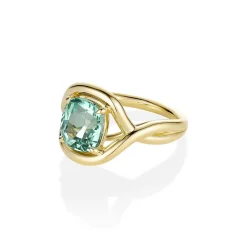 Marrow Fine Florence Ring | The Soleil Collection^4.13ct Green Tourmaline Marrow x Sammi Florence Ring 14kyellowgold