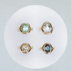 Marrow Fine Florence Ring | The Soleil Collection^4.13ct Green Tourmaline Marrow x Sammi Florence Ring 14kyellowgold