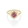 Marrow Fine Birthstone Collection | One-of-a-kind Pieces^1.82ct Imperial Malaya Garnet and Opal Scarlette Compass Ring 14kyellowgold