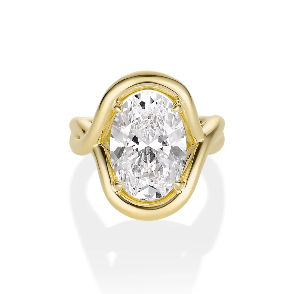 Marrow Fine Sammi's Favorites | Florence Ring^6ct Lab Diamond Marrow x Sammi Florence Ring 14kyellowgold