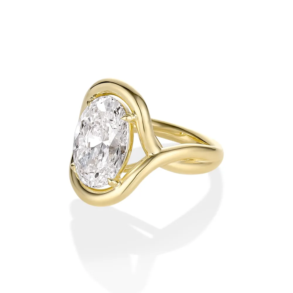 Marrow Fine Sammi's Favorites | Florence Ring^6ct Lab Diamond Marrow x Sammi Florence Ring 14kyellowgold