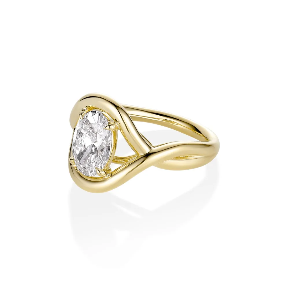 Marrow Fine Sammi's Favorites | Florence Ring^3ct Lab Diamond Marrow x Sammi Florence Ring 14kyellowgold