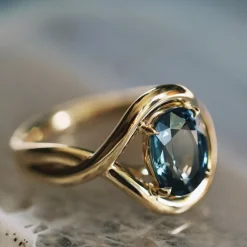 Marrow Fine Sammi's Favorites | Florence Ring^3.23ct Light Blue Sapphire Marrow x Sammi Florence Ring 14kyellowgold