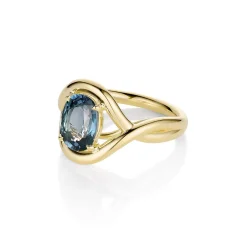 Marrow Fine Sammi's Favorites | Florence Ring^3.23ct Light Blue Sapphire Marrow x Sammi Florence Ring 14kyellowgold